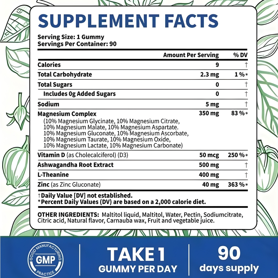 14 IN 1 Magnesium Complex Gummies