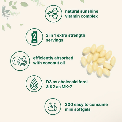 Vitamin D3 K2 Softgels