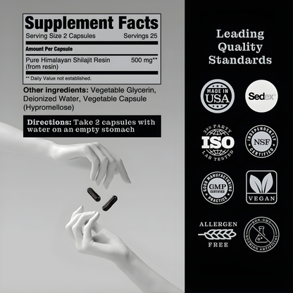 Shilajit Resin Formula By Glamara