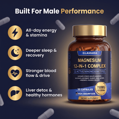 Glamara 12 IN 1 Magnesium Complex For Men