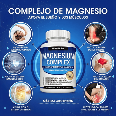 Glamara Complejo de Magnesio 8-en-1