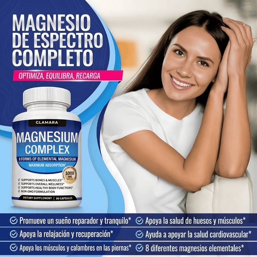 Glamara Complejo de Magnesio 8-en-1