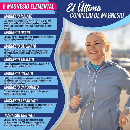 Glamara Complejo de Magnesio 8-en-1