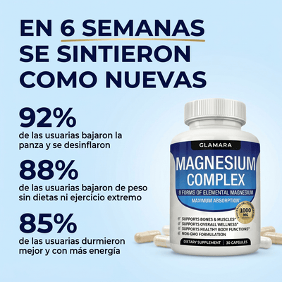 Glamara Complejo de Magnesio 8-en-1