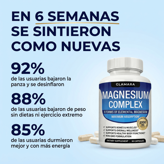 Glamara Complejo de Magnesio 8-en-1